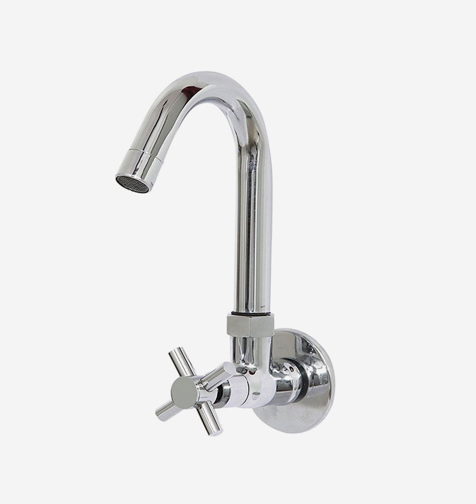 Aelmaren Kitchen Mixer Tap, Stainless Steel - Image 2