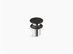 Ceramic cap drain without overflow