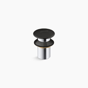 Ceramic cap drain without overflow