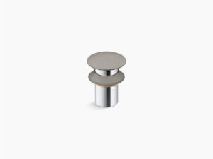 Ceramic cap drain without overflow