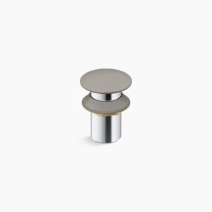 Ceramic cap drain without overflow