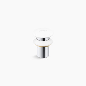 Ceramic cap drain without overflow