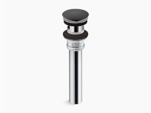 Clicker drain with overflow