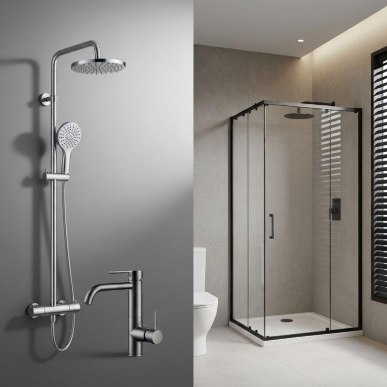 Chrome vs Matte Black Bathroom Fittings